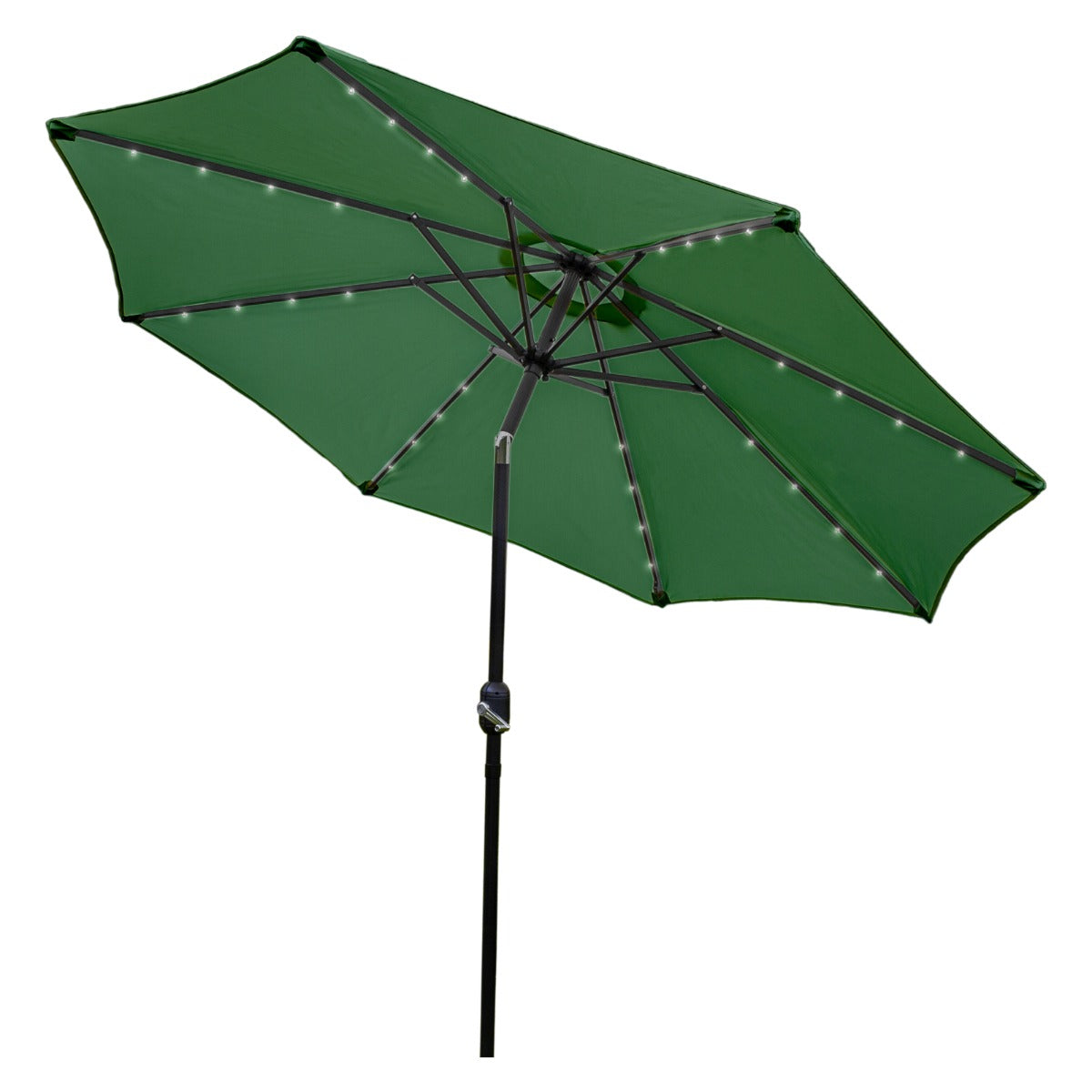 LED Parasol met Kantelfuntie 270 cm - Groen
