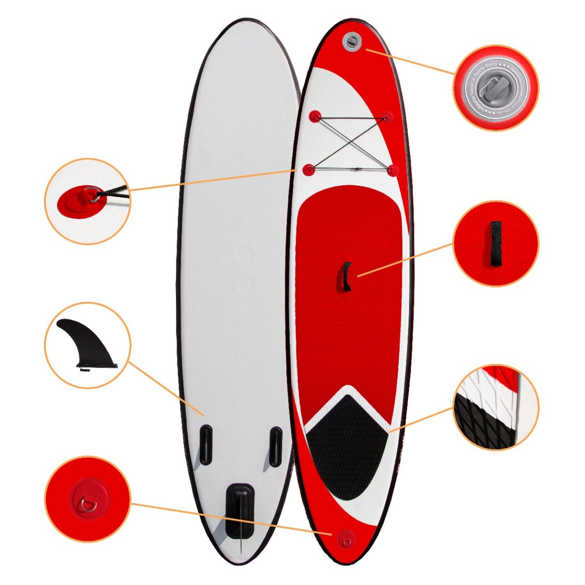 SUP Board - Opblaasbaar - 3m - Rood