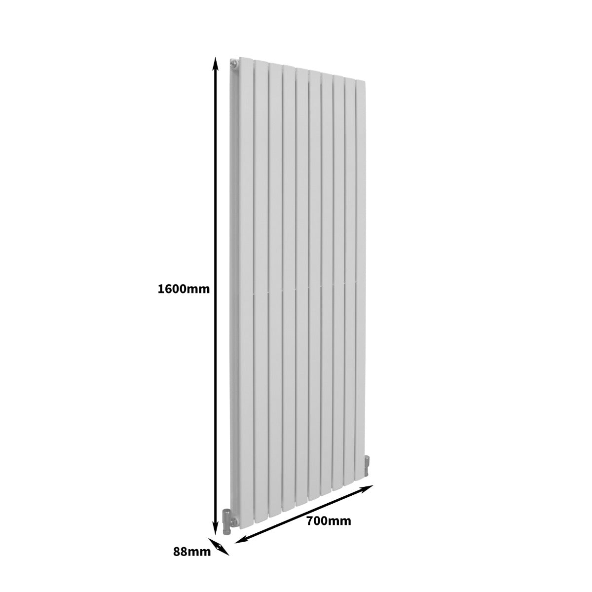 Design Radiator - Wit - 1600 mm x 700 mm