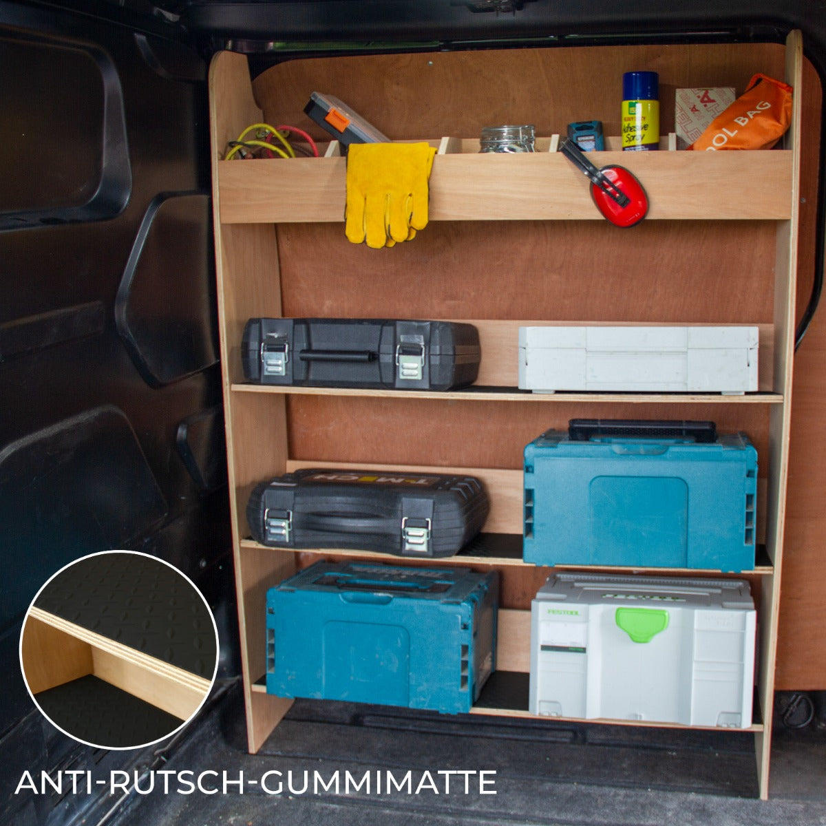 Ford Transit Custom Bedrijfswageninrichting Gereedschapskist