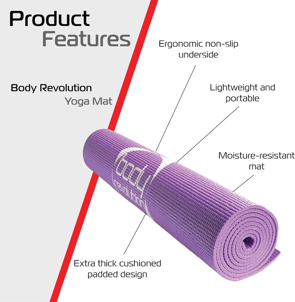 Body Revolution Yogamat - Paars