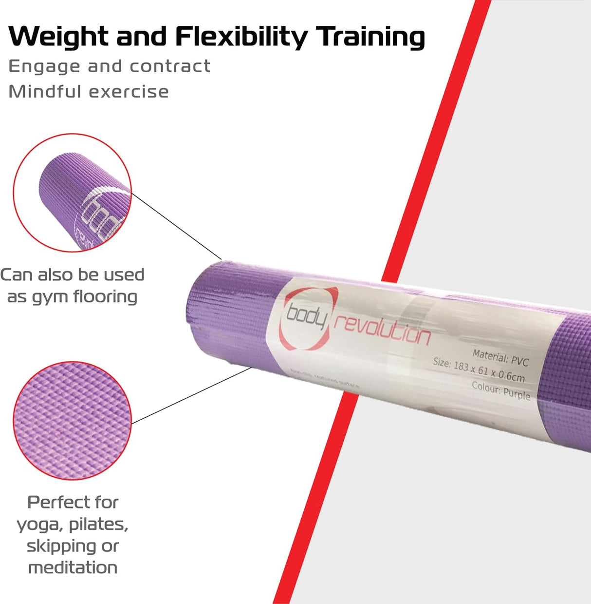 Body Revolution Yogamat - Paars