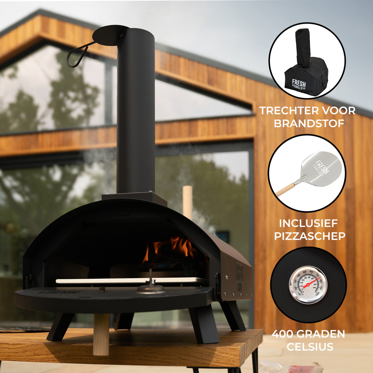 Fresh Grills Classic Buiten Pizza Oven