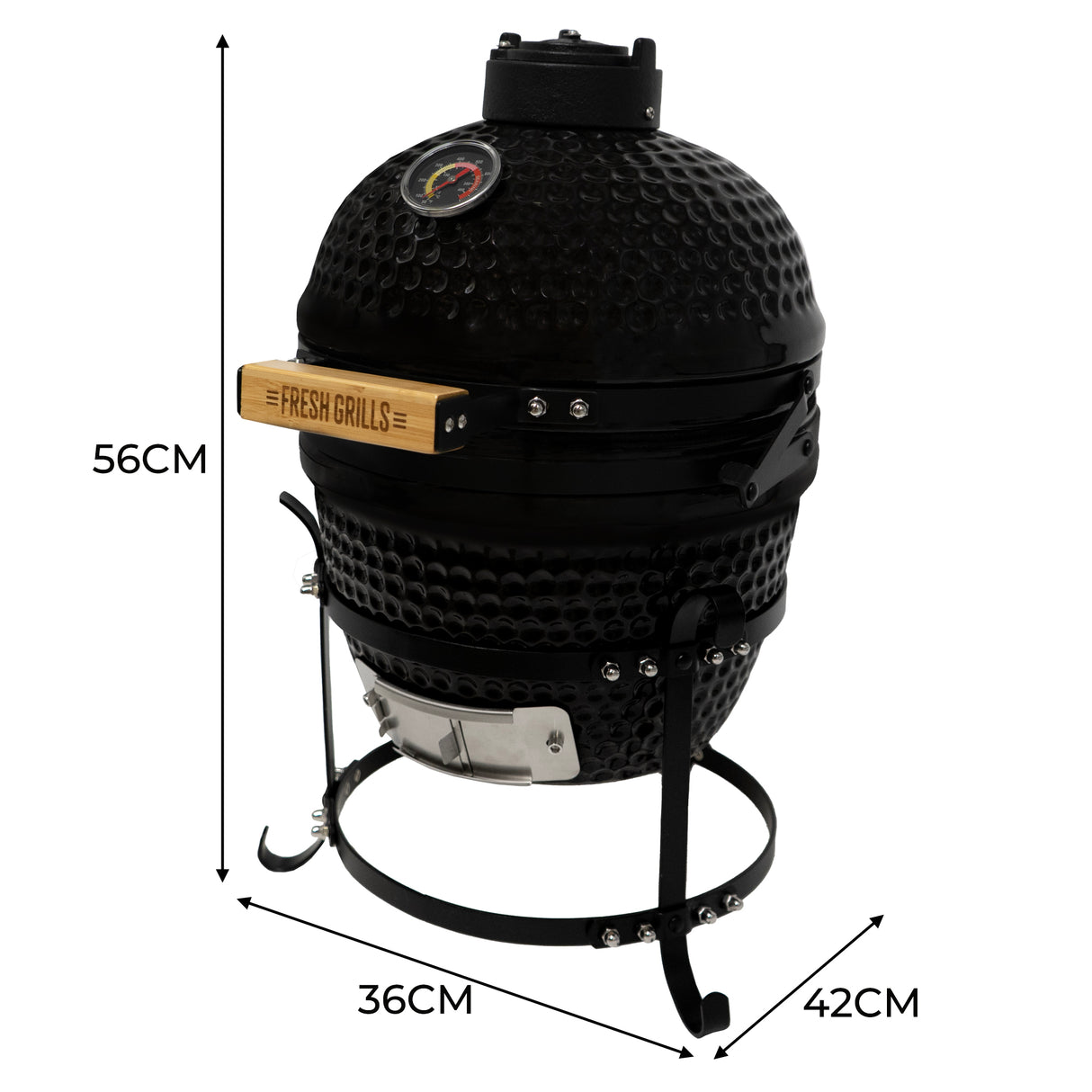 Kamado Houtskool BBQ - 33cm