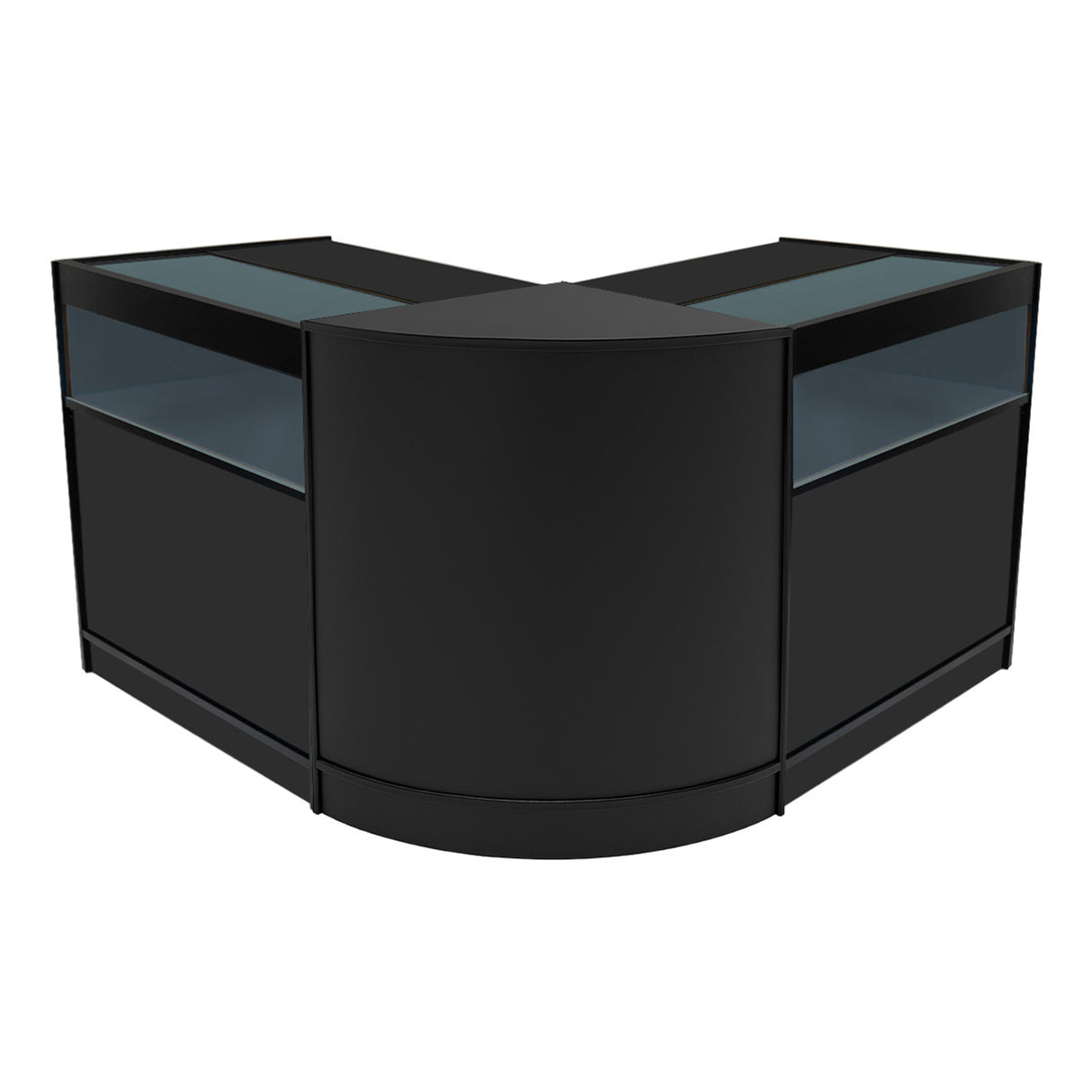 Iris LED Winkel Toonbank Set CM60 & 2 x B900 - Zwart