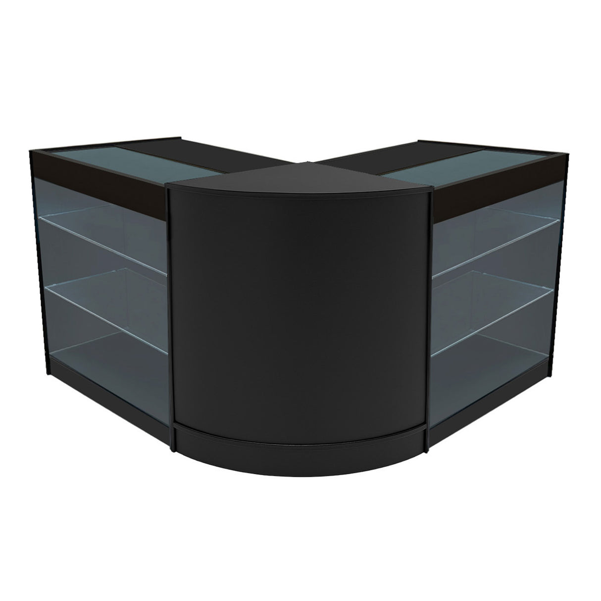 Helios LED Winkel Toonbank Set CM60 & 2 x K900 - Zwart