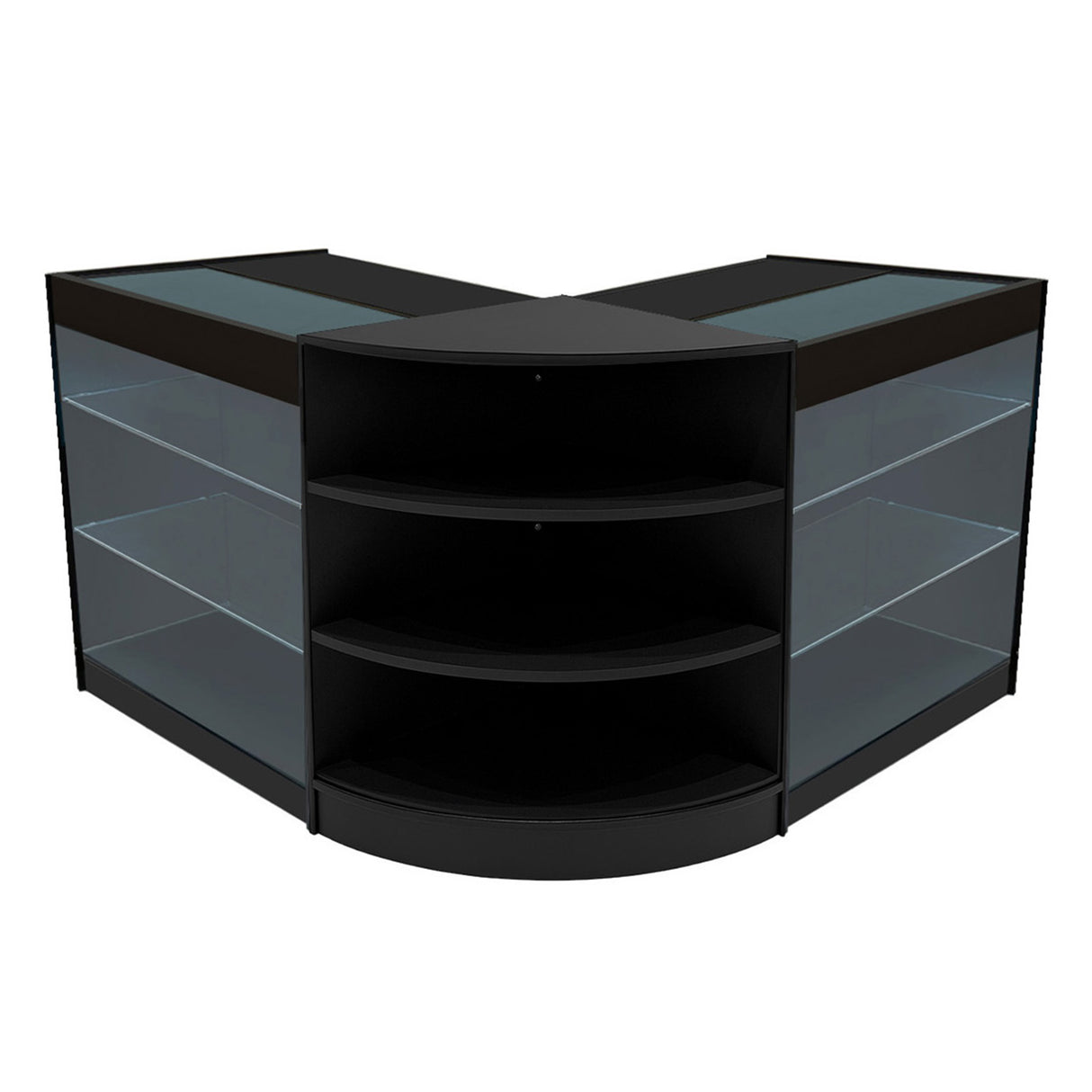 Apollo LED Winkel Toonbank Set LM60 & 2 x K900 - Zwart