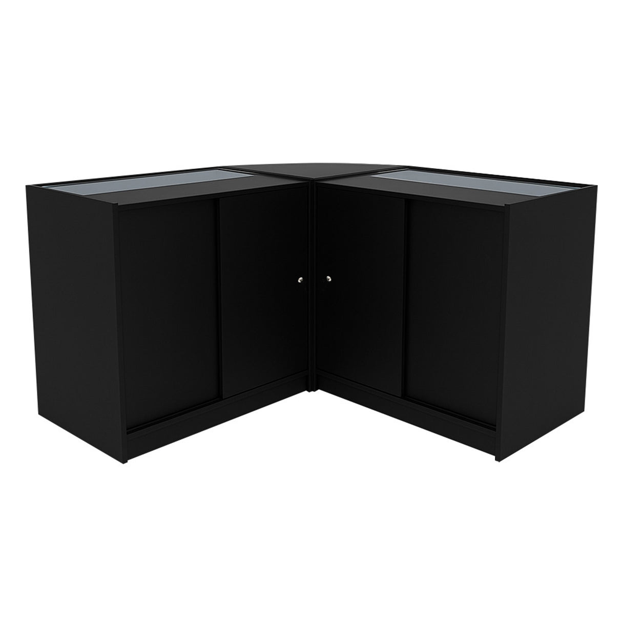 Harmonia LED Winkel Toonbank Set B900, C900 & LM60 - Zwart