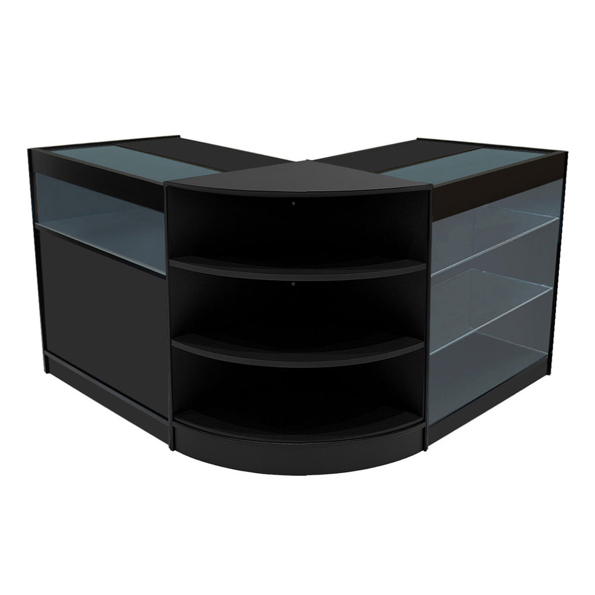 Demeter LED Winkel Toonbank Set K900, B900 & LM60 - Zwart