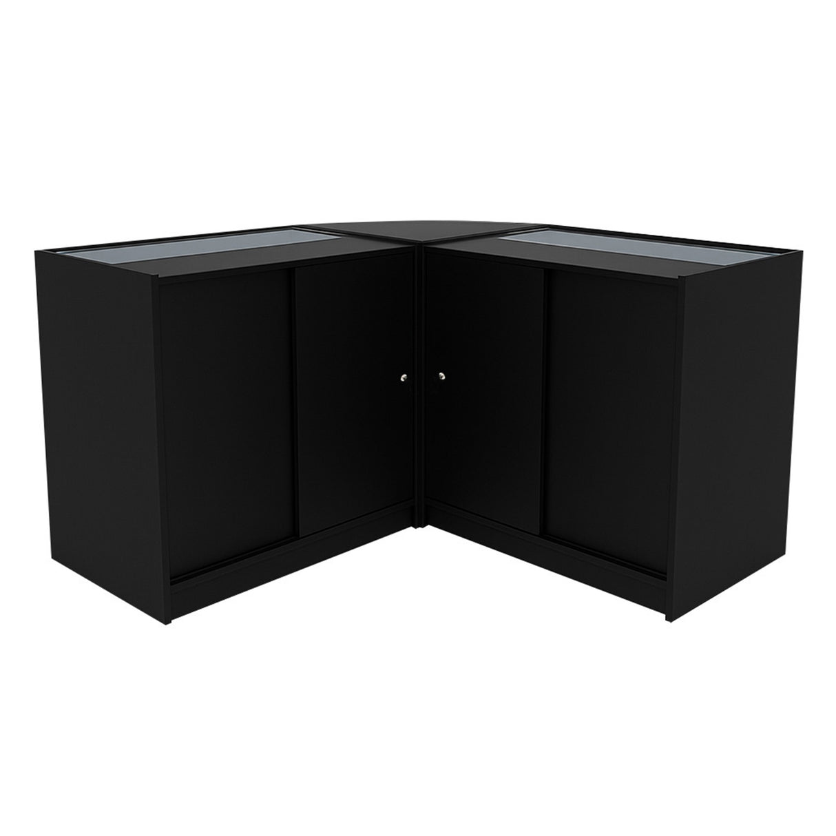 Demeter LED Winkel Toonbank Set K900, B900 & LM60 - Zwart