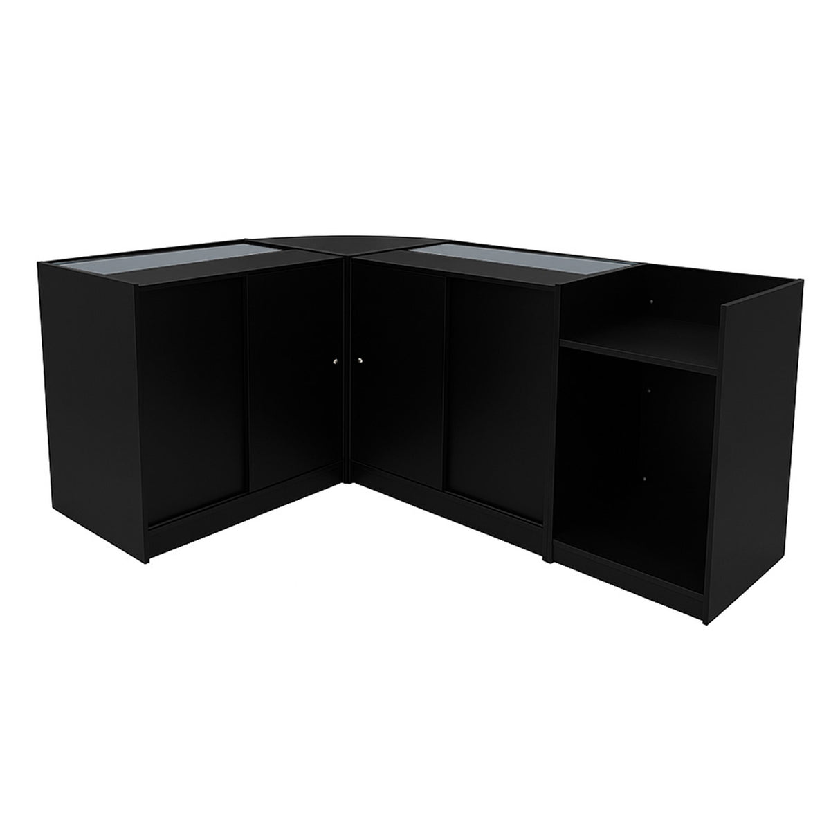 Polaris LED Winkel Toonbank Set K900, B900, TB60 & CM60 - Zwart