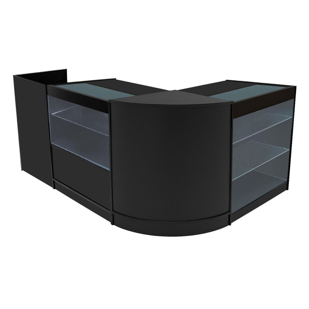 Vega LED Winkel Toonbank Set K900, C900, TB60 & CM60 - Zwart