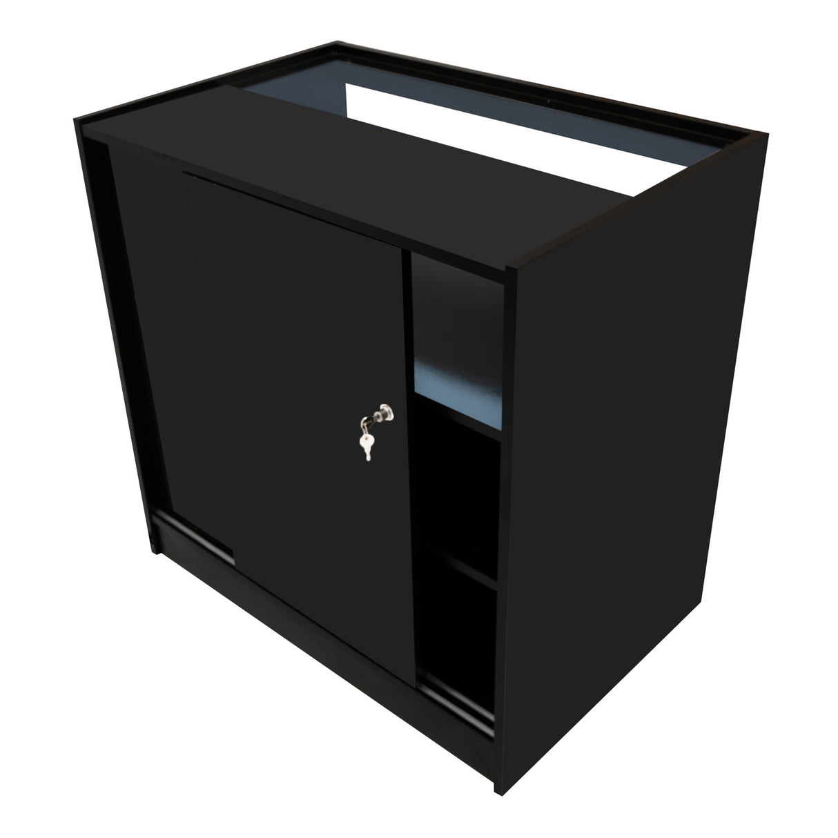 Europa LED Winkel Toonbank Set B900, C900, TB60 & LM60 - Zwart