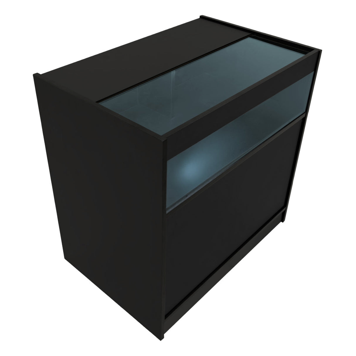 Europa LED Winkel Toonbank Set B900, C900, TB60 & LM60 - Zwart