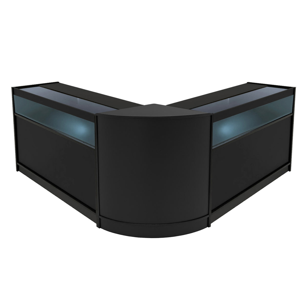 Iris LED Winkel Toonbank Set CM60 & 2 x B1200 - Zwart