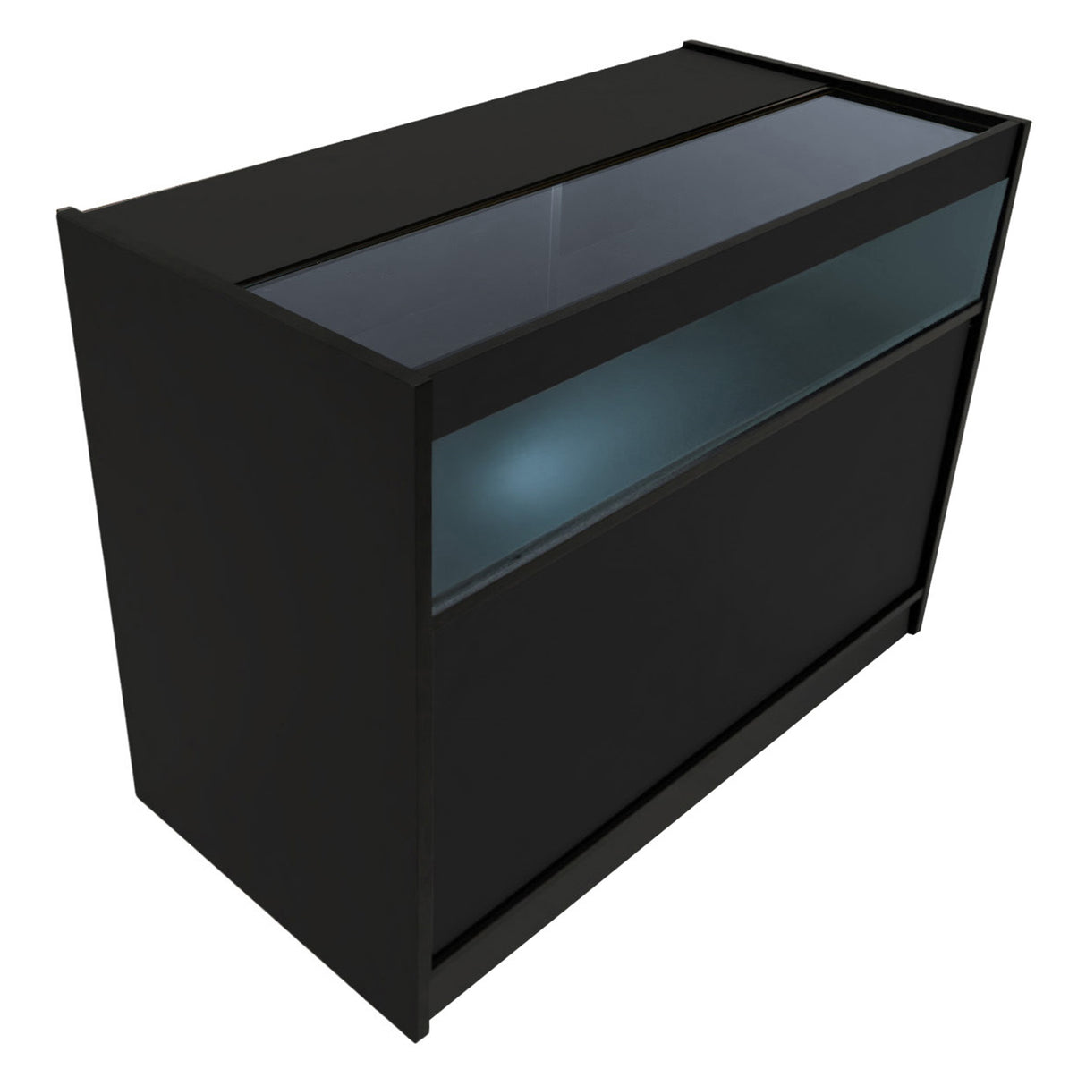 Triton LED Winkel Toonbank Set K1200, B1200 & CM60 - Zwart