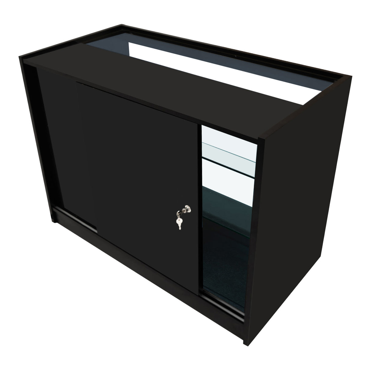 Hera LED Winkel Toonbank Set K1200, C1200 & CM60 - Zwart