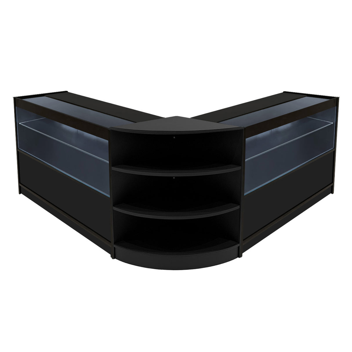 Andromeda LED Winkel Toonbank Set LM60 & 2 x C1200 - Zwart