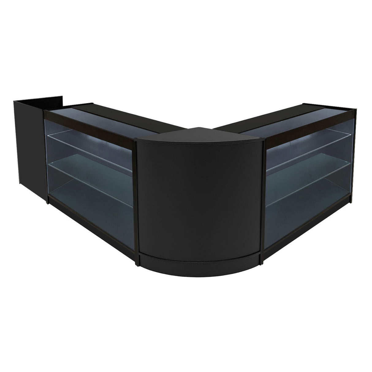 Aries LED Winkel Toonbank Set CM60, TB60 & 2 x K1200 - Zwart