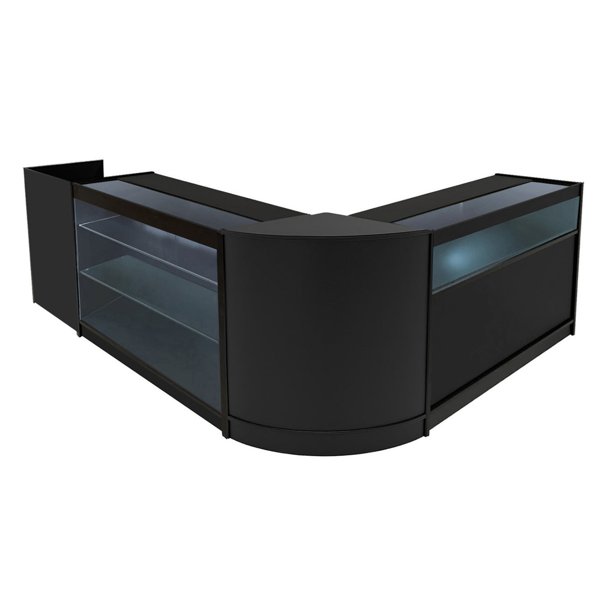 Polaris LED Winkel Toonbank Set K1200, B1200, TB60 & CM60 - Zwart