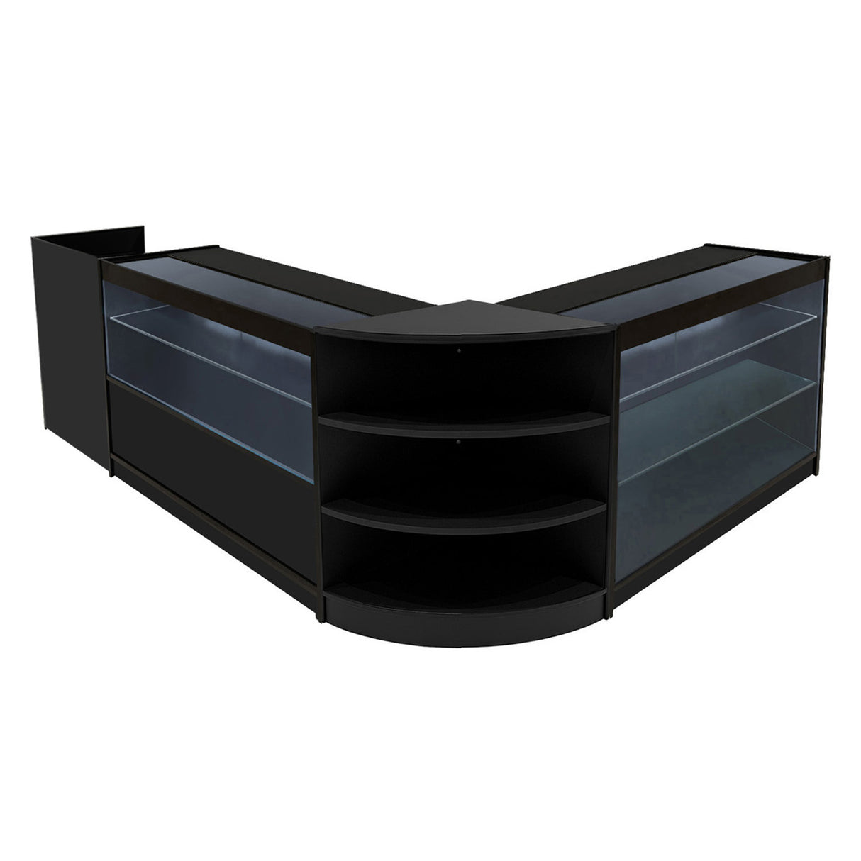 Theia LED Winkel Toonbank Set K1200, C1200, TB60 & LM60 - Zwart