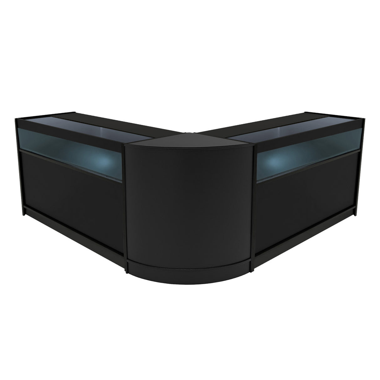 Iris LED Winkel Toonbank Set CM60 & 2 x B1500 - Zwart