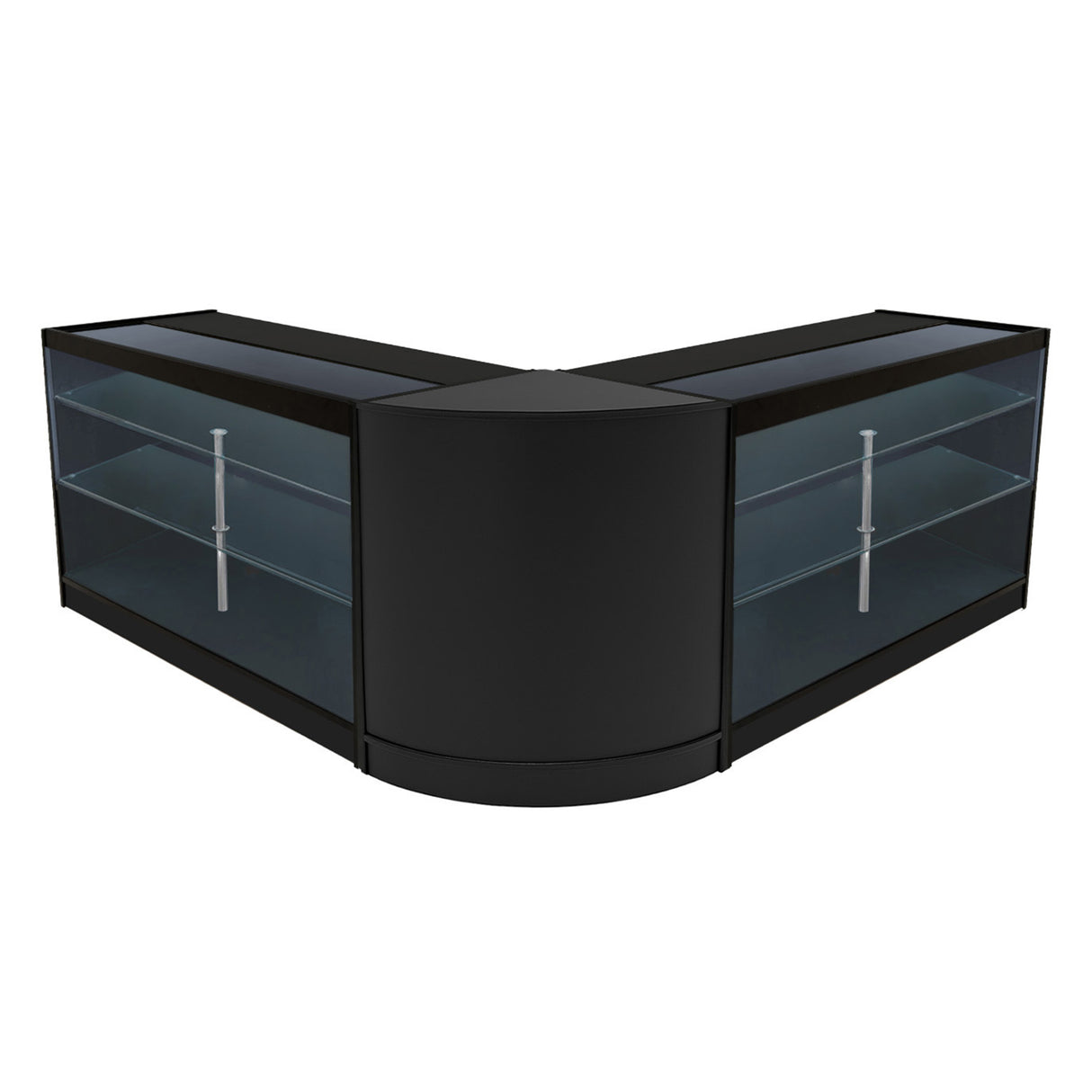 Helios LED Winkel Toonbank Set CM60 & 2 x K1500 - Zwart