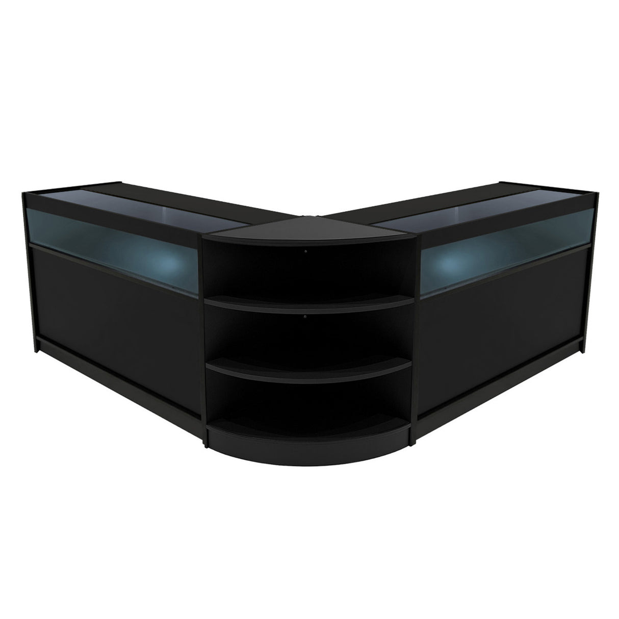 Theseus LED Winkel Toonbank Set LM60 & 2 x B1500 - Zwart