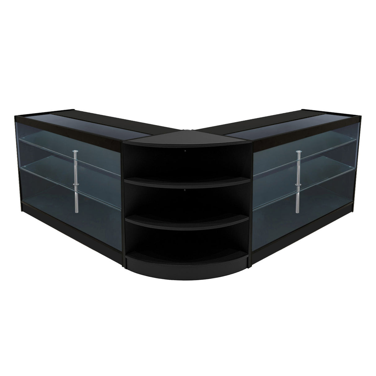 Apollo LED Winkel Toonbank Set LM60 + K1500 - Zwart