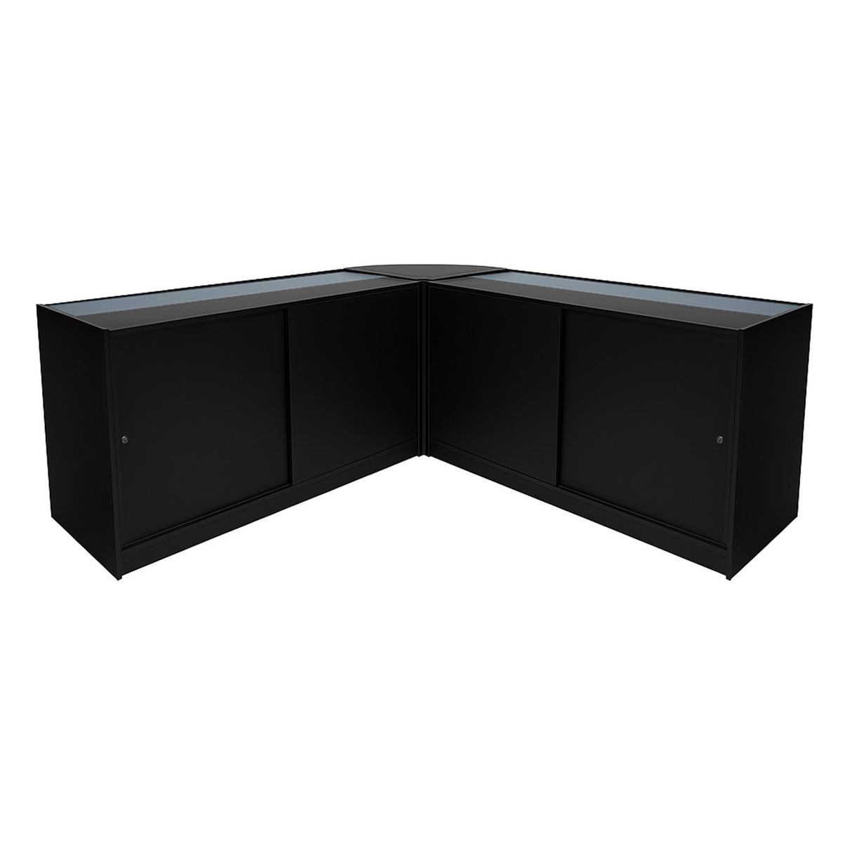 Harmonia LED Winkel Toonbank Set B1500, C1500 & LM60 - Zwart