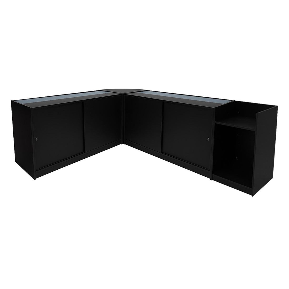 Gravity LED Winkel Toonbank Set B1500, C1500, TB60 & CM60 - Zwart