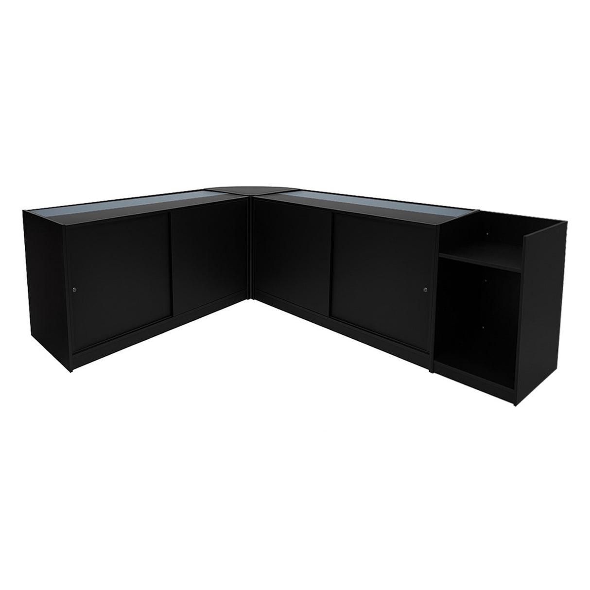 Eclipse LED Winkel Toonbank Set LM60, TB60 & 2 x C1500 - Zwart