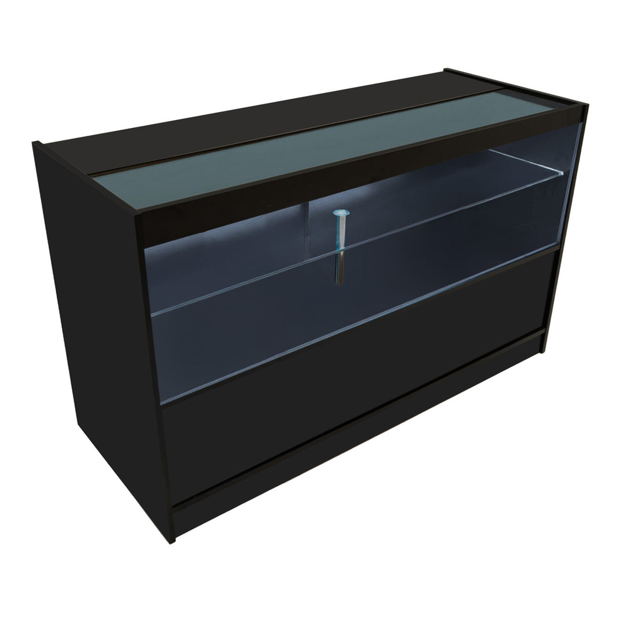 Europa LED Winkel Toonbank Set B1500, C1500, TB60 & LM60 - Zwart