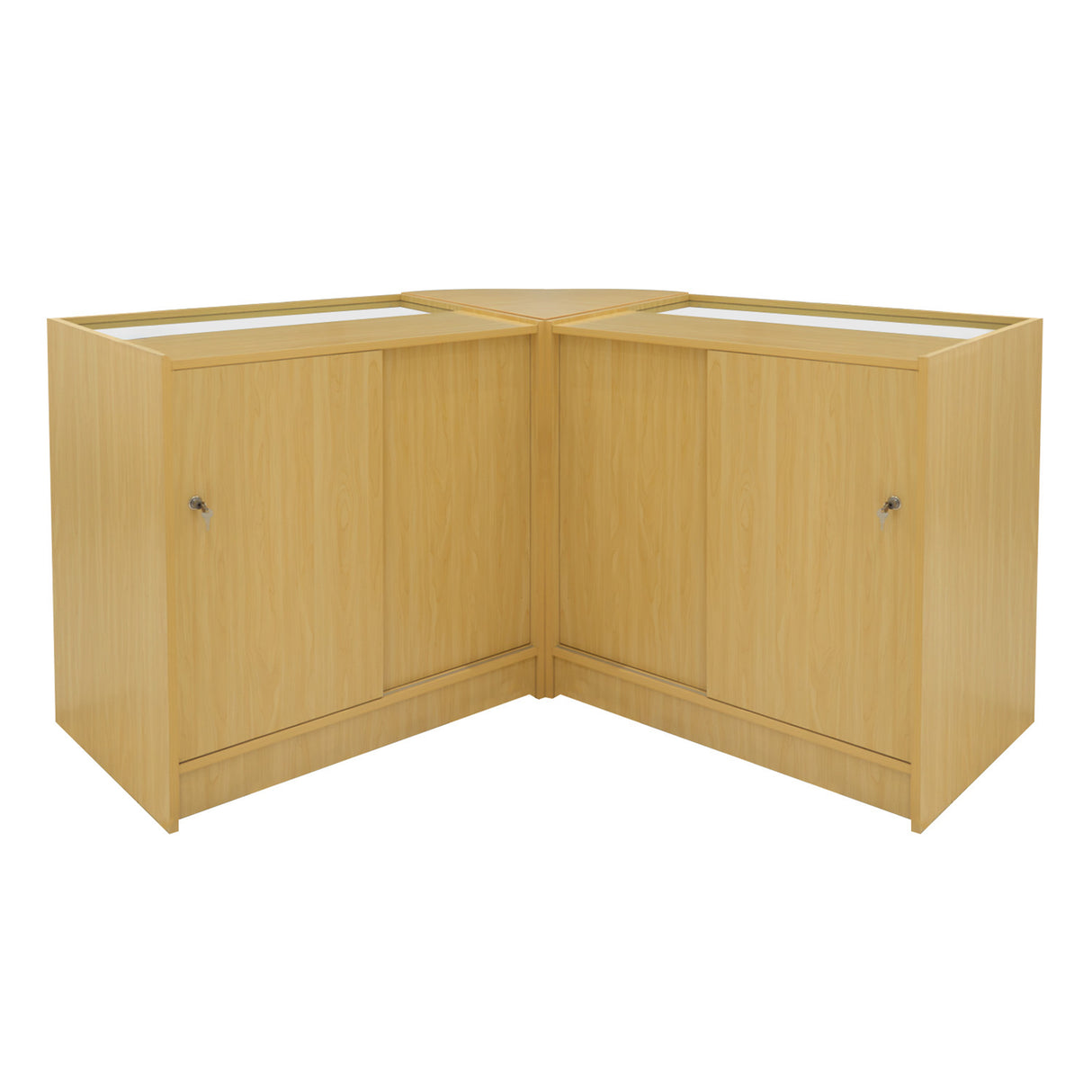 Iris LED Winkel Toonbank Set CM60 & 2 x B900 - Esdoorn