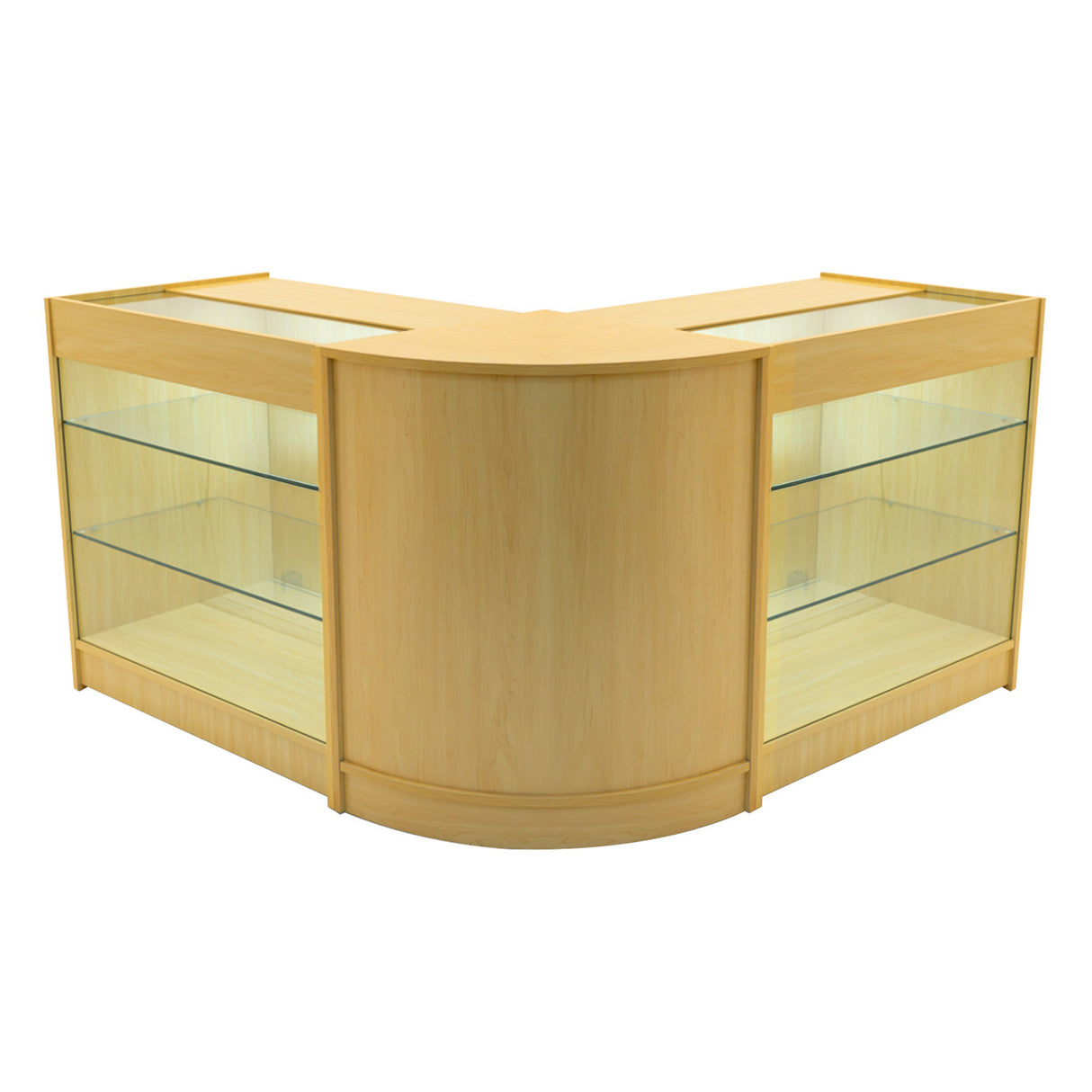 Helios LED Winkel Toonbank Set CM60 & 2 x K900 - Esdoorn