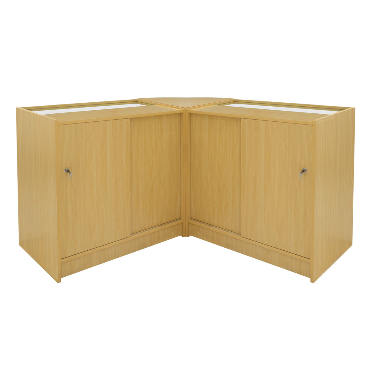 Helios LED Winkel Toonbank Set CM60 & 2 x K900 - Esdoorn