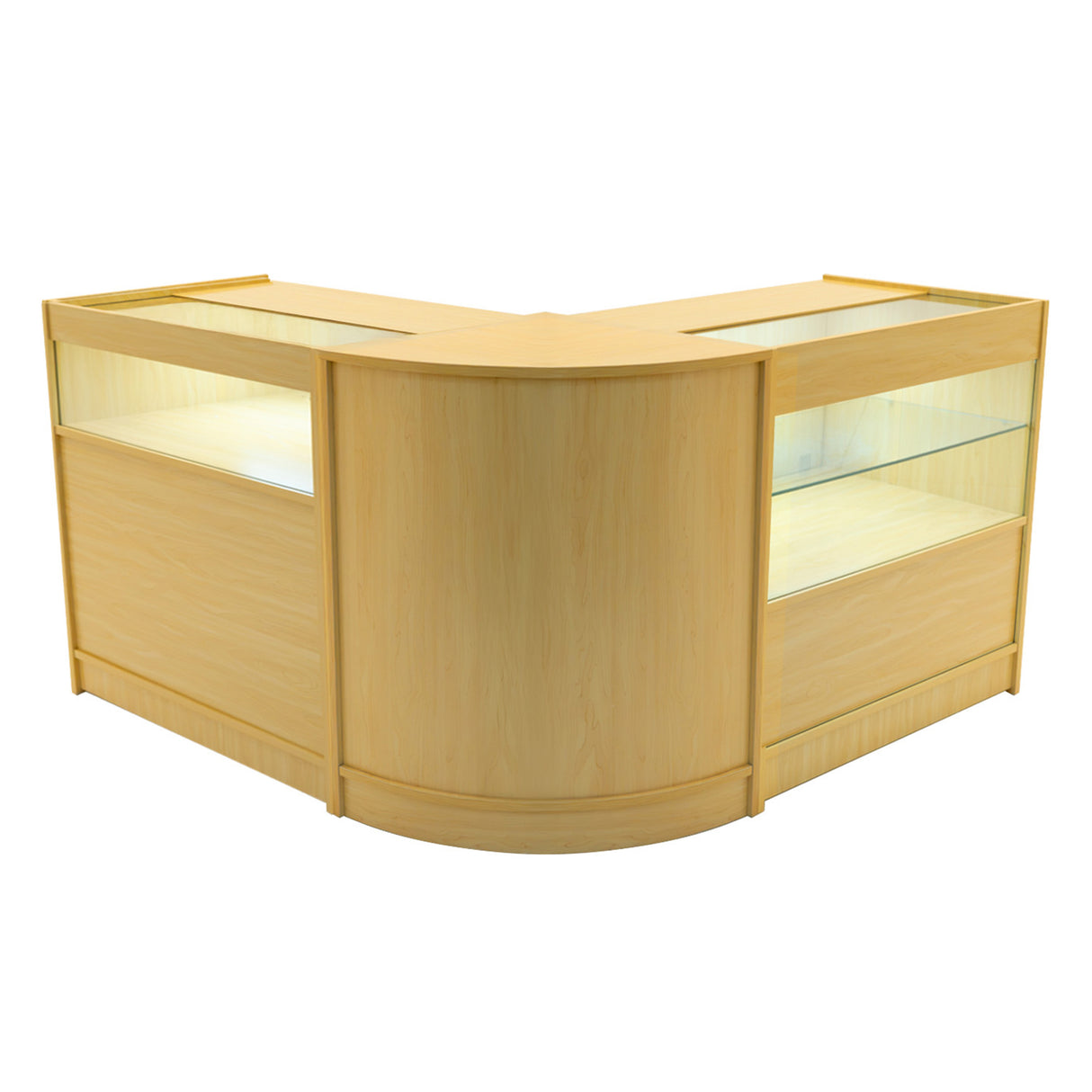 Adonis LED Winkel Toonbank Set B900, C900 & CM60 - Esdoorn