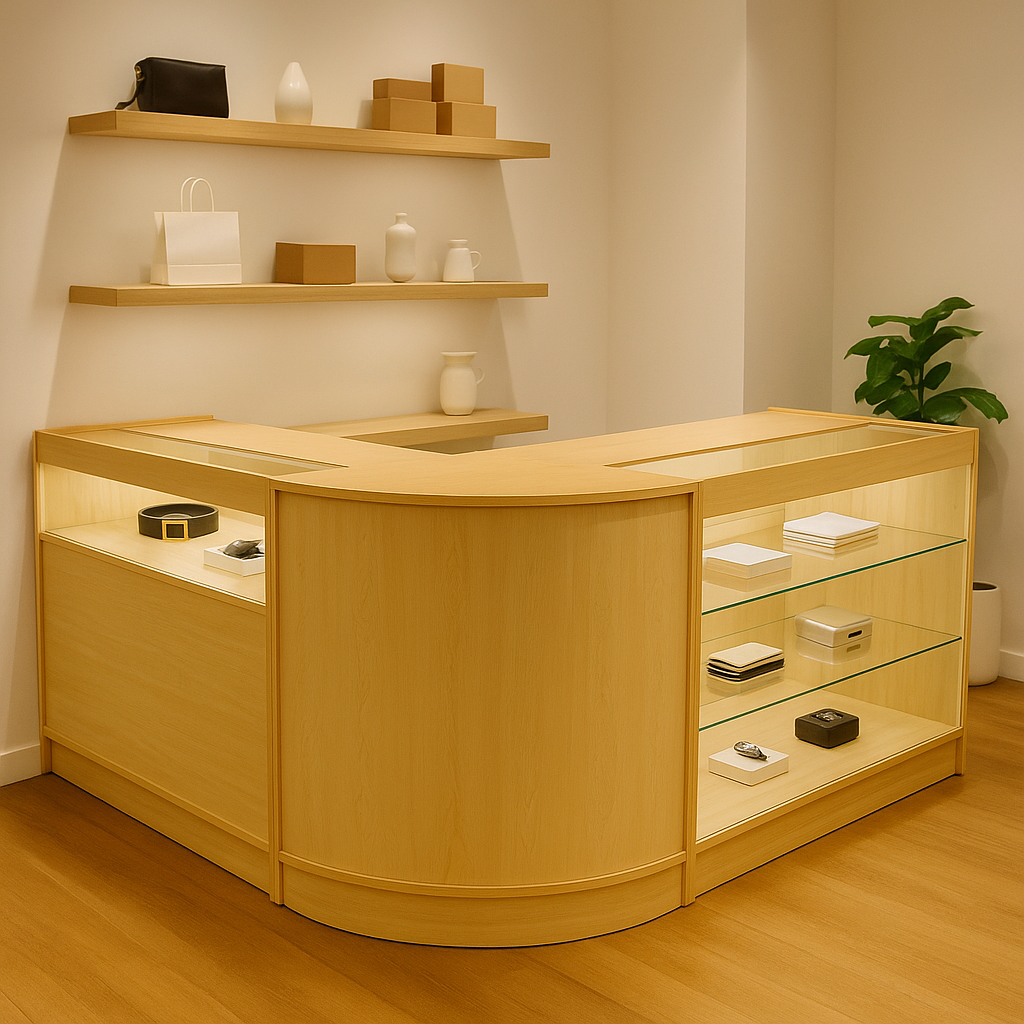 Triton LED Winkel Toonbank Set K900, B900 & CM60 - Esdoorn