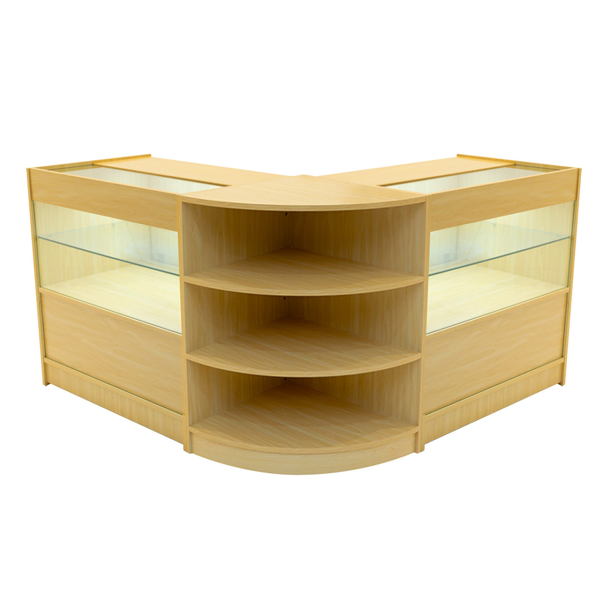 Andromeda LED Winkel Toonbank Set LM60 & 2 x C900 - Esdoorn