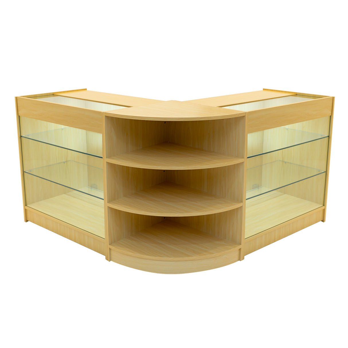 Apollo LED Winkel Toonbank Set LM60 & 2 x K900 - Esdoorn