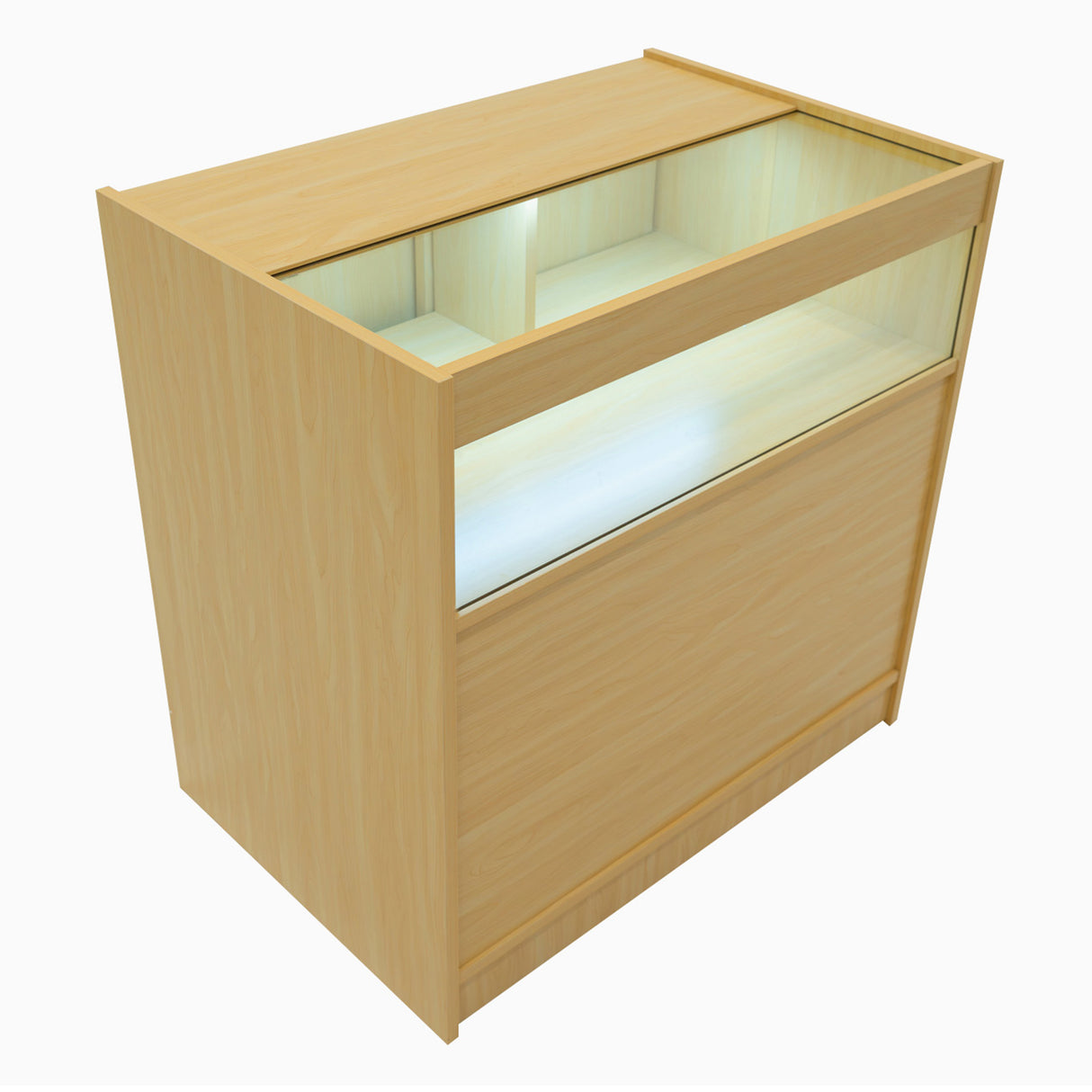 Harmonia LED Winkel Toonbank Set B900, C900 & LM60 - Esdoorn