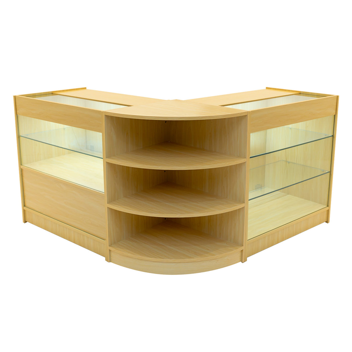 Calliope LED Winkel Toonbank Set K900, C900 & LM60 - Esdoorn