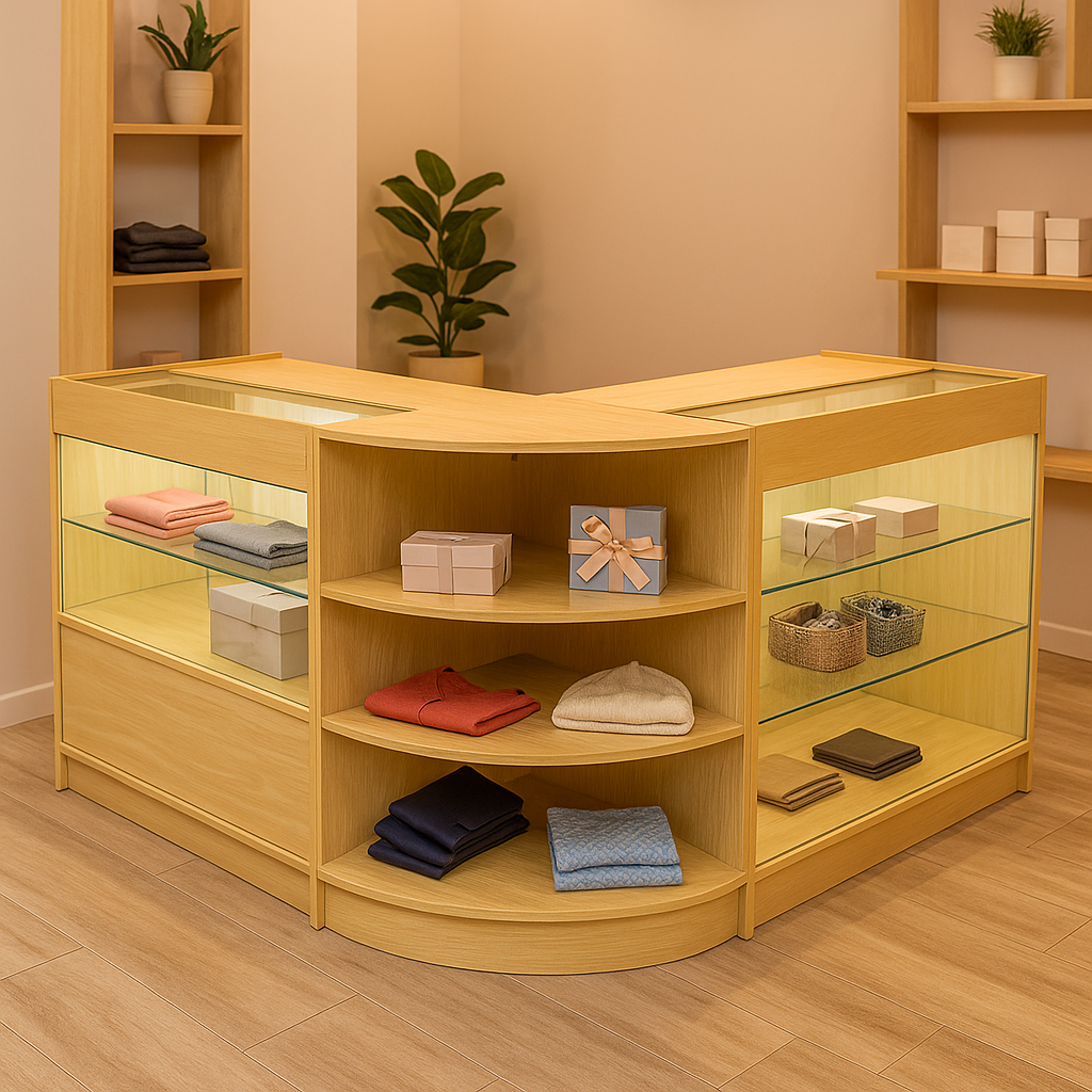 Calliope LED Winkel Toonbank Set K900, C900 & LM60 - Esdoorn