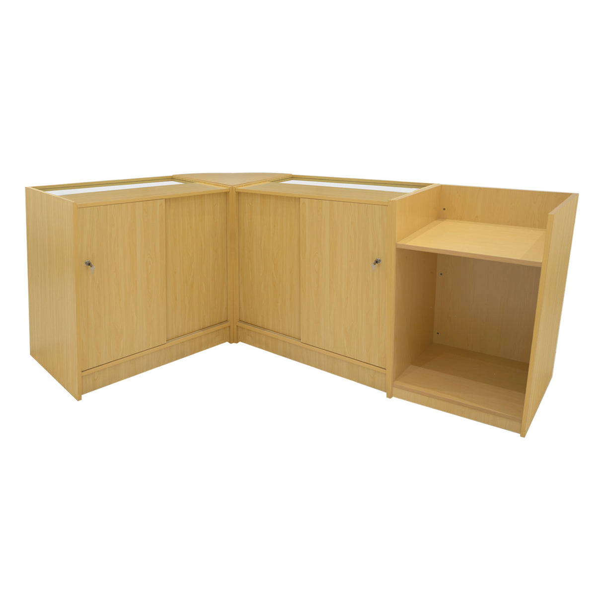 Phoenix LED Winkel Toonbank Set CM60, TB60 & 2 x C900 - Esdoorn