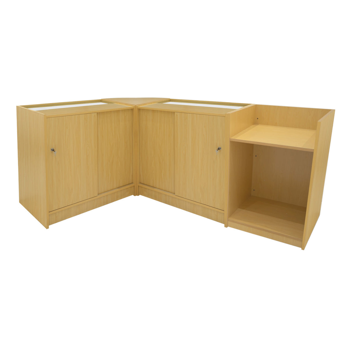 Eclipse LED Winkel Toonbank Set LM60, TB60 & 2 x C900 - Esdoorn