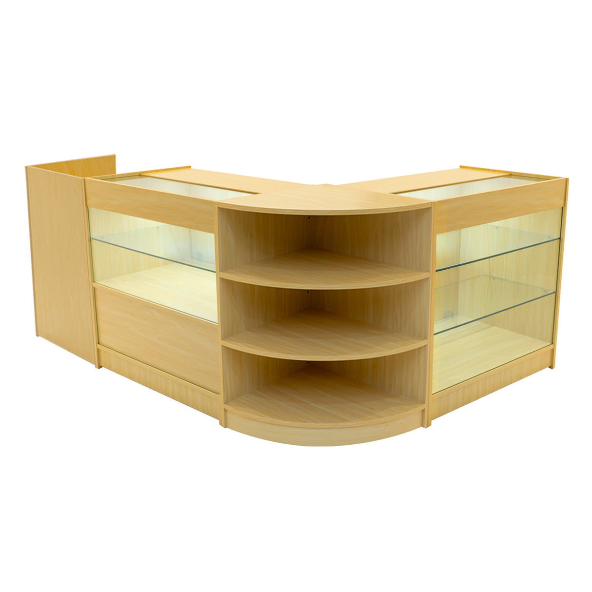 Theia LED Winkel Toonbank Set K900, C900, TB60 & LM60 - Esdoorn