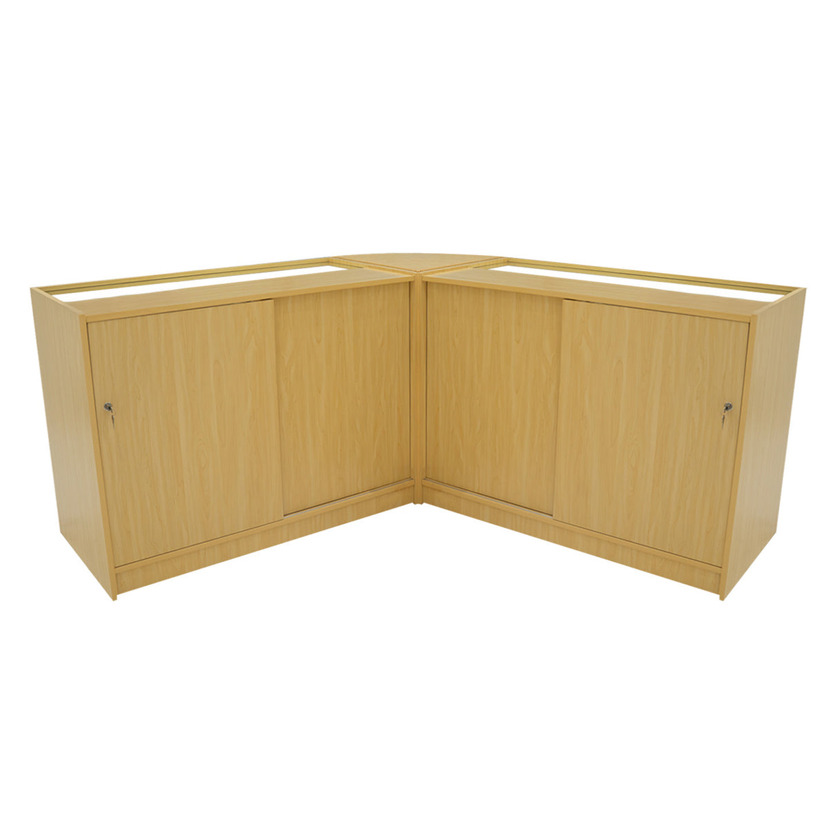 Iris LED Winkel Toonbank Set CM60 & 2 x B1200 - Esdoorn