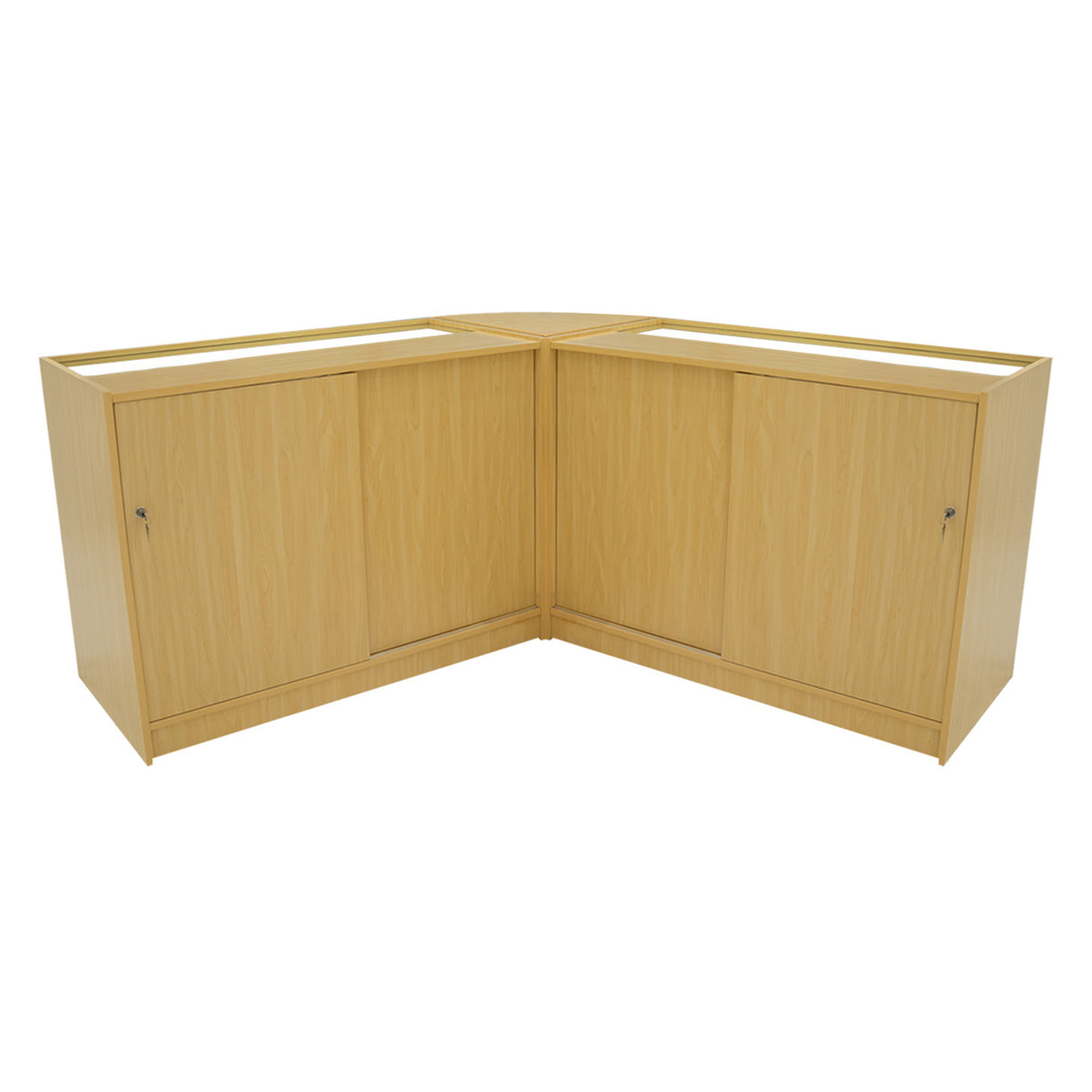 Hera LED Winkel Toonbank Set K1200, C1200 & CM60 - Esdoorn