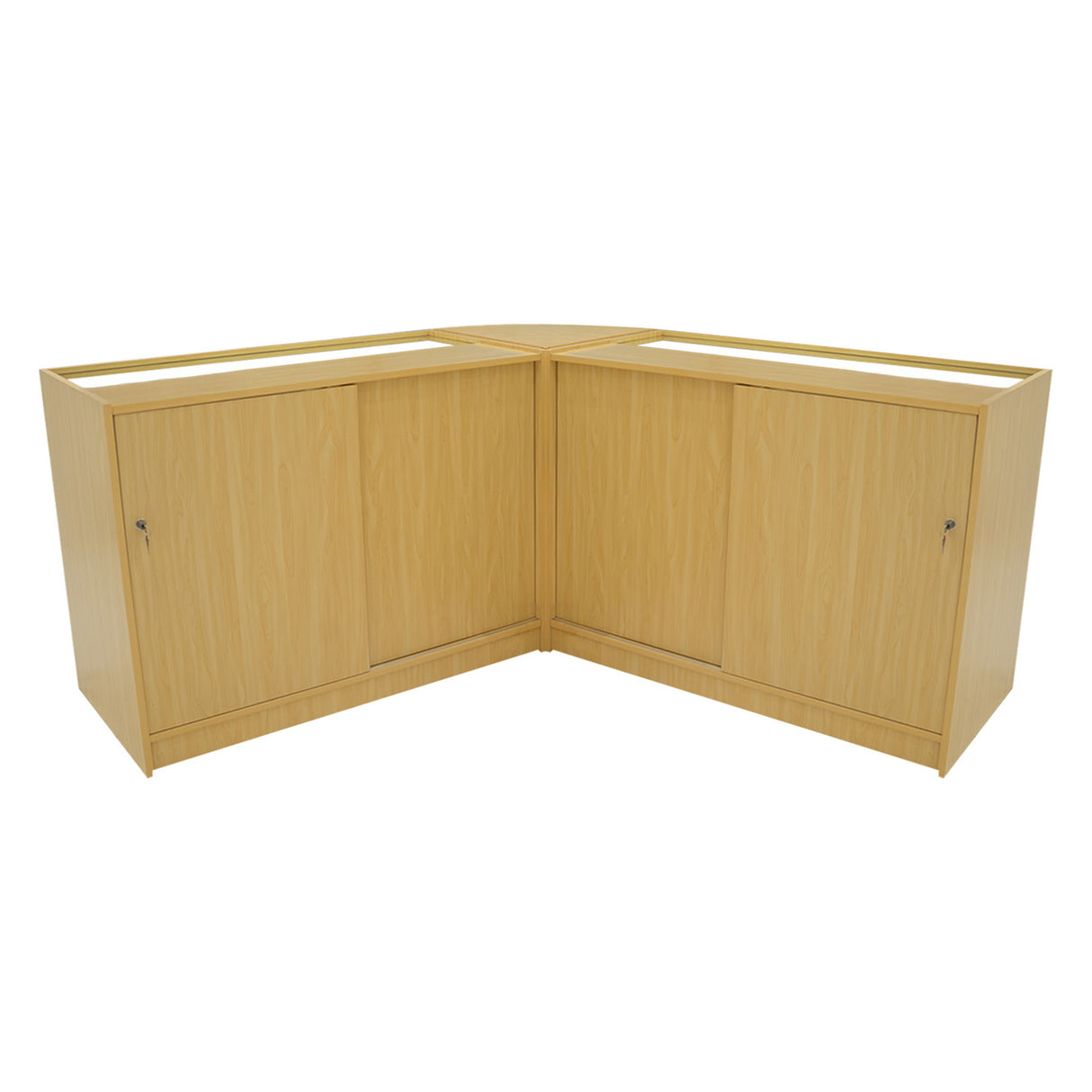 Theseus LED Winkel Toonbank Set LM60 & 2 x B1200 - Esdoorn