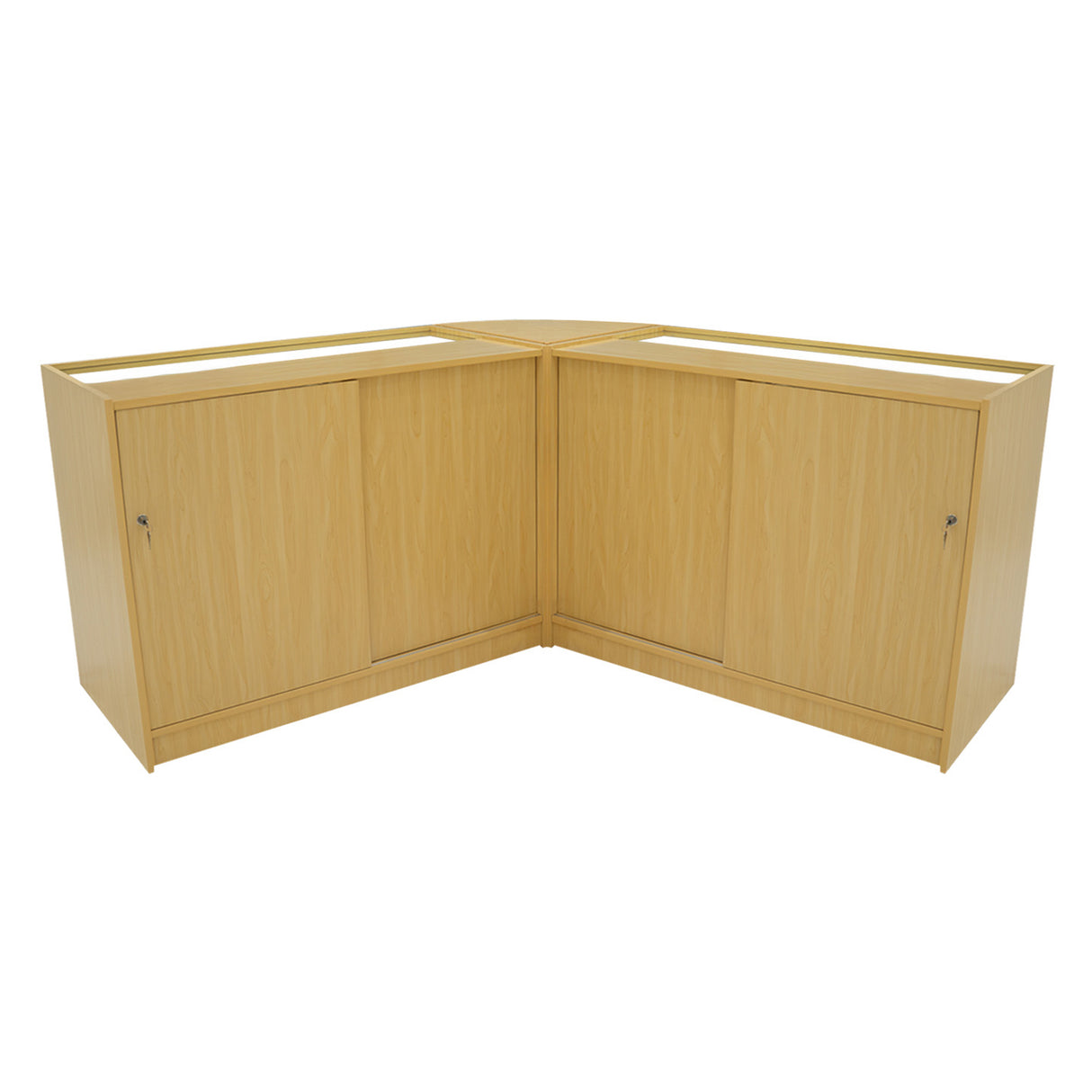 Demeter LED Winkel Toonbank Set K1200, B1200 & LM60 - Esdoorn